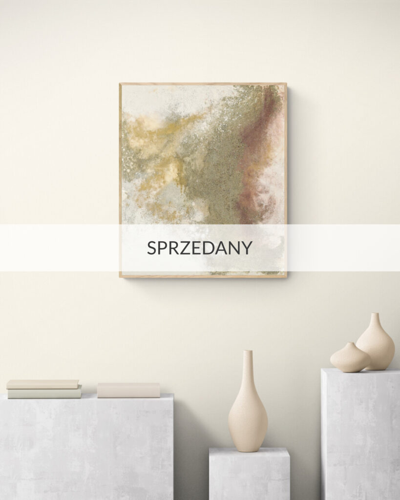 obraz abstrakcyjny na ścianie
